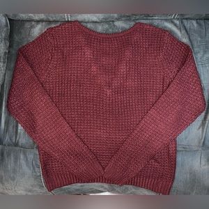 Ambiance Apparel Maroon Sweater